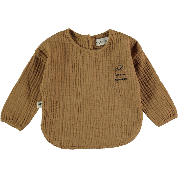 Organic Cotton Gauze Shirt - Peanut