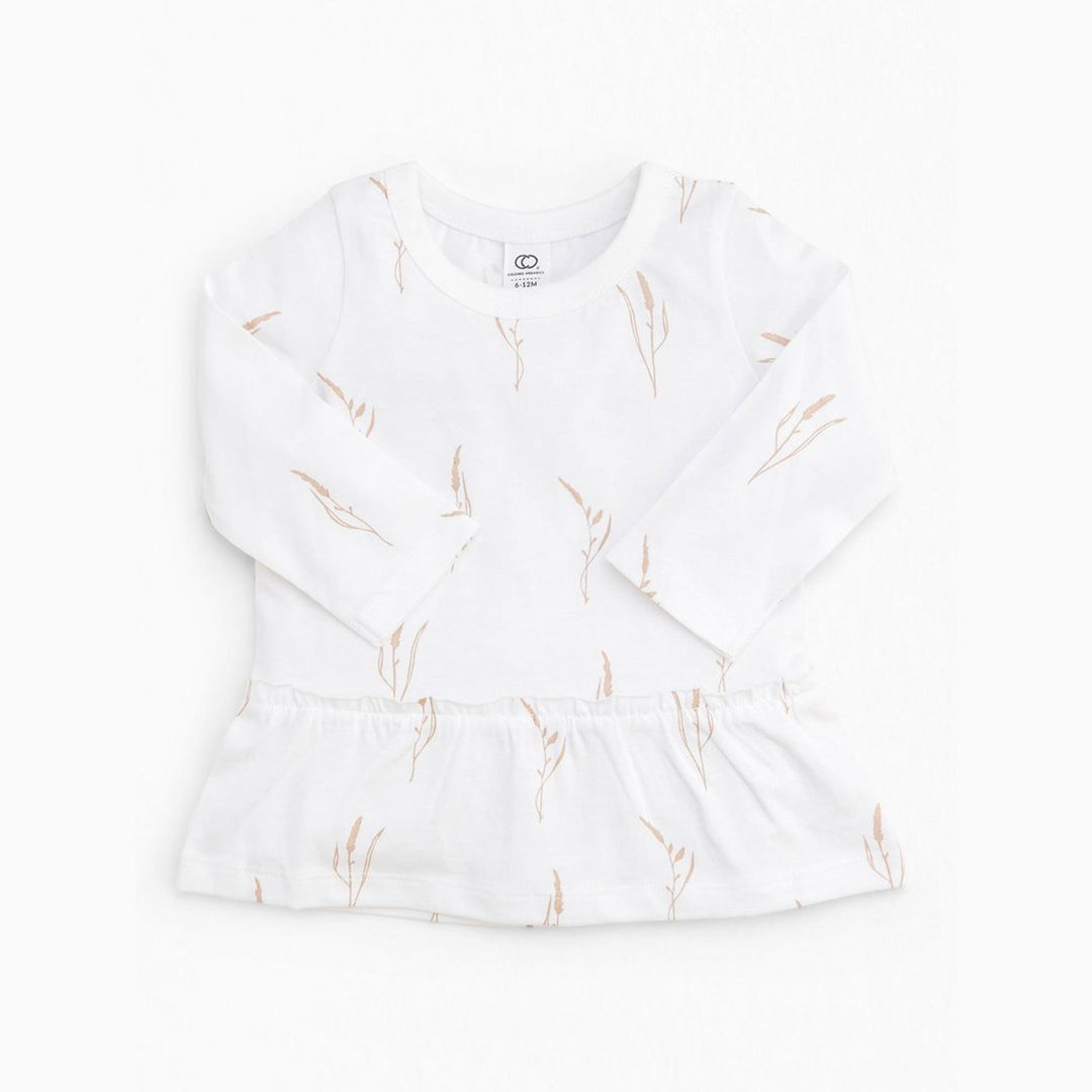 Mona Long Sleeve Peplum Top - Prairie