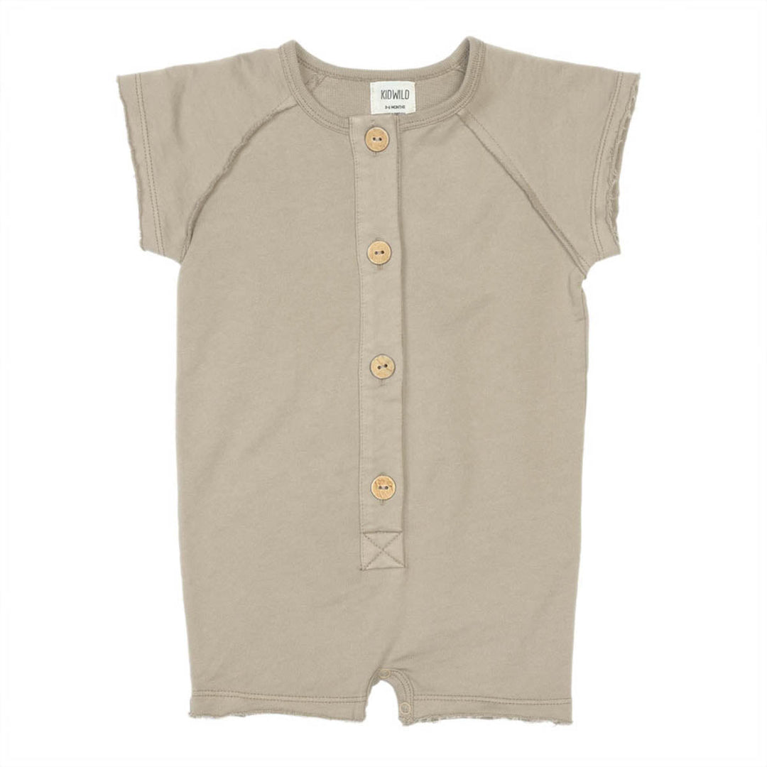 Organic Romper - Pebble