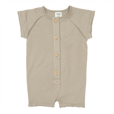 Organic Romper - Pebble