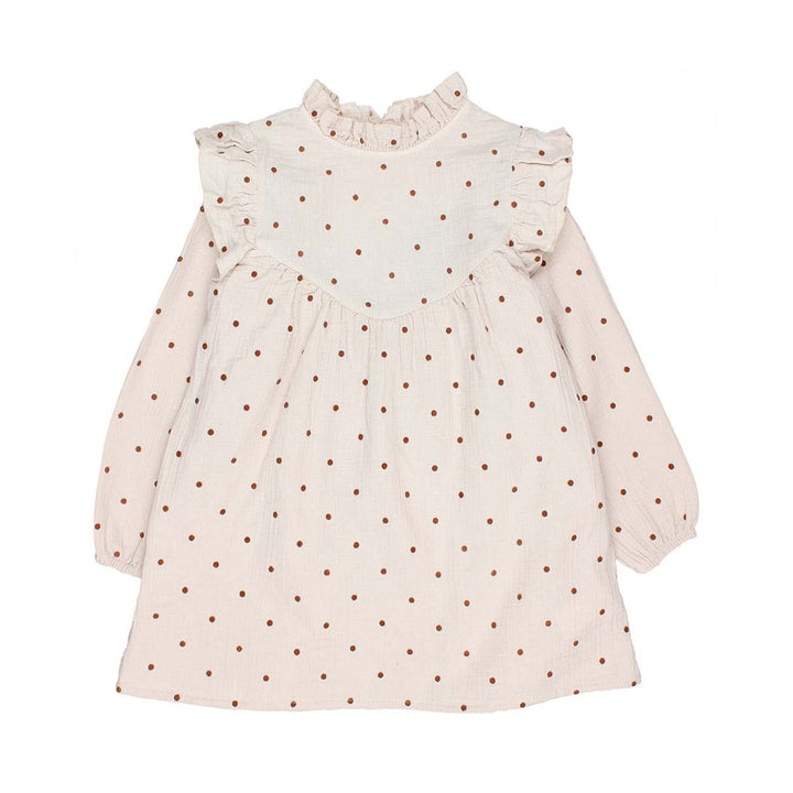 Polka Dots Dress - Sand
