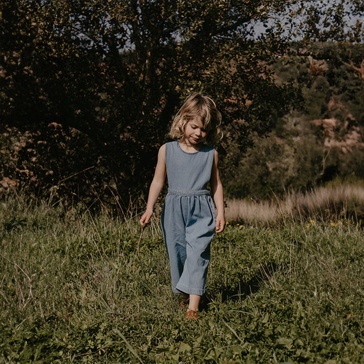 The Rae Jumpsuit - Light Denim
