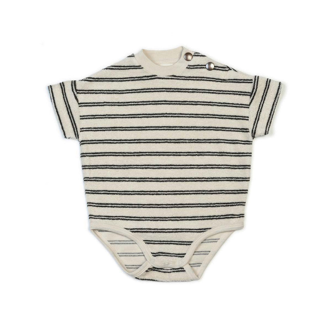 Organic Bodysuit - Raven Double Stripe