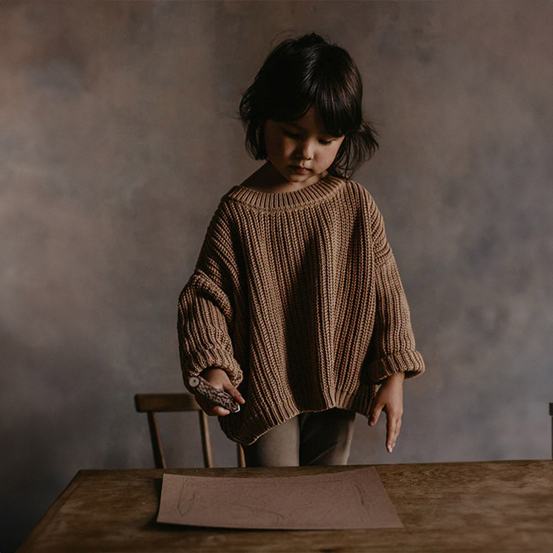 The Chunky Sweater - Caramel