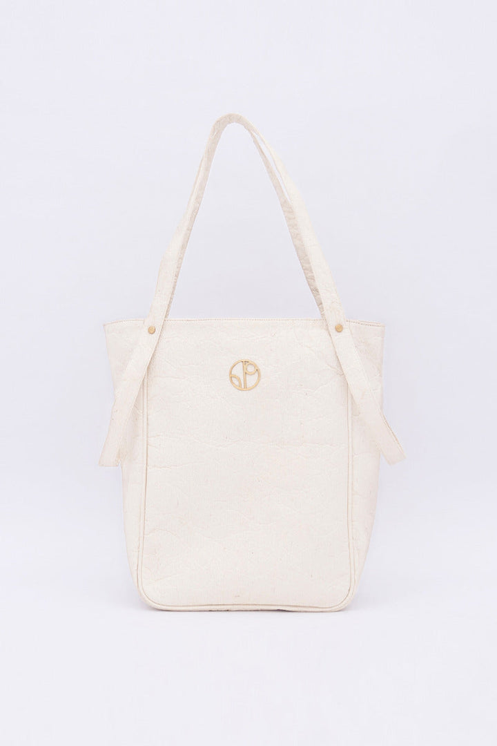 Tokyo Totebag Pinatex - Latte White