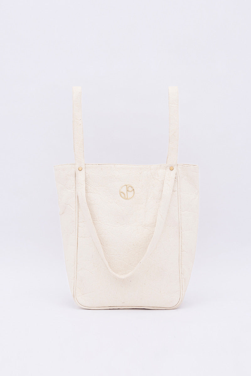 Tokyo Totebag Pinatex - Latte White