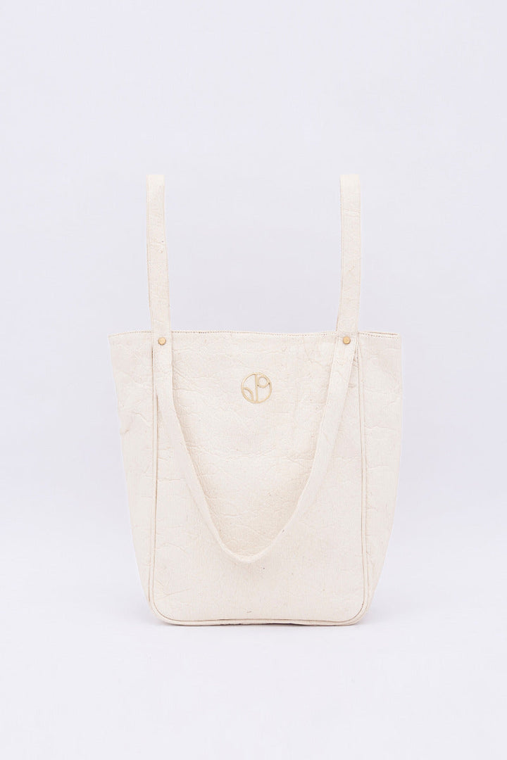 Tokyo Totebag Pinatex - Latte White