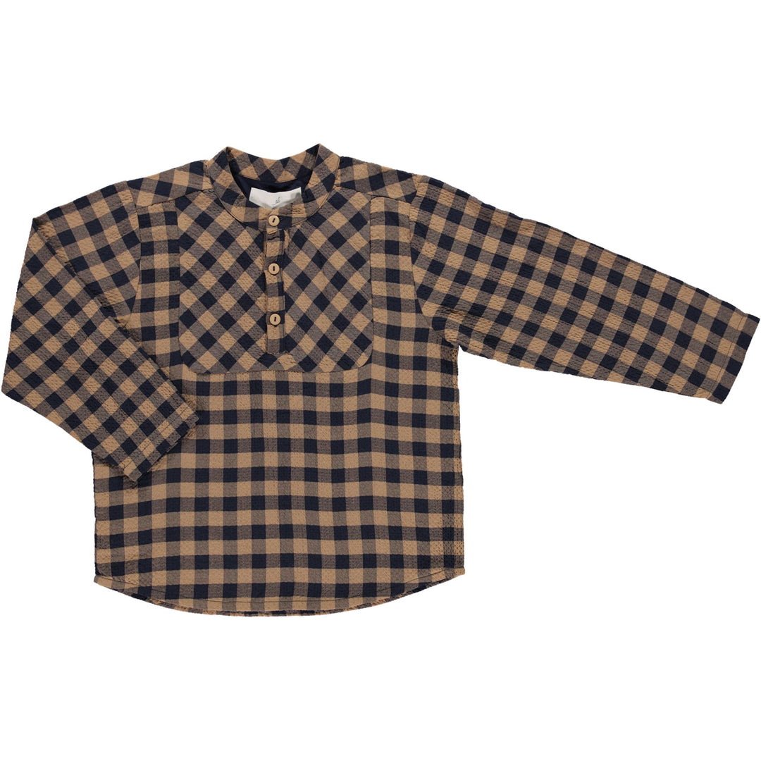 Jean Shirt Navy - Gingham