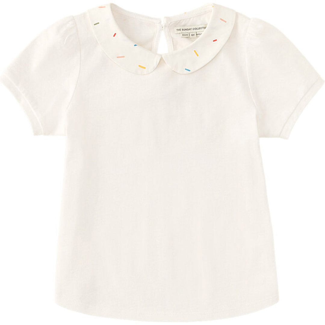 Organic Cotton Sprinkle Polo - Bright White