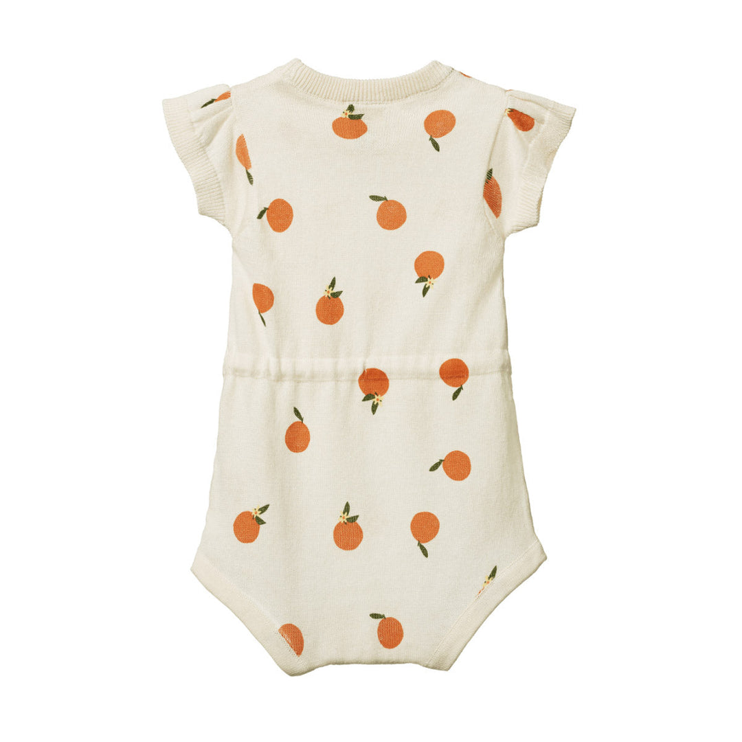 Lottie Suit - Orange Blossom Natural Print