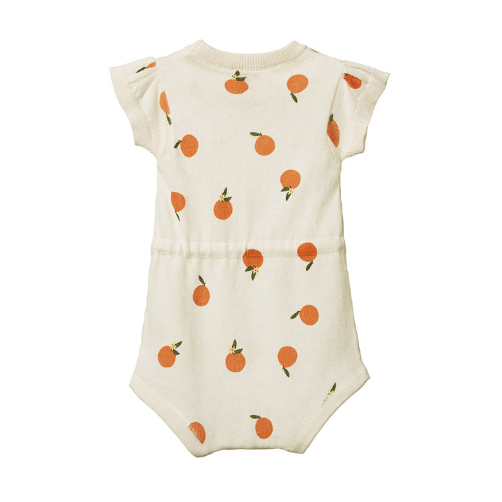 Lottie Suit - Orange Blossom Natural Print