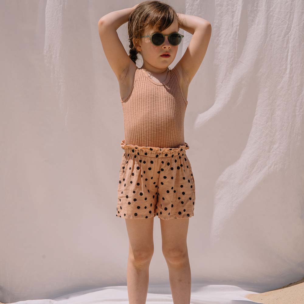 Dots Tank Top Combination Jumpsuit - Antic Rose