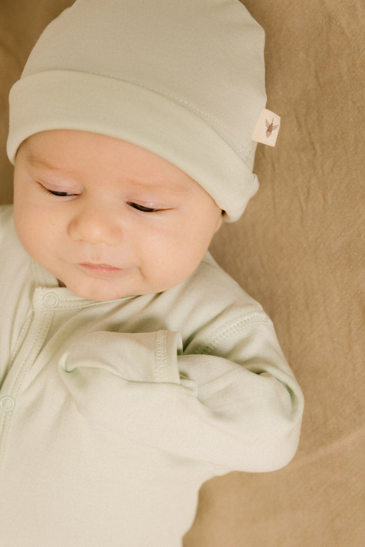 Kimono Footie with Beanie Set - Pistachio