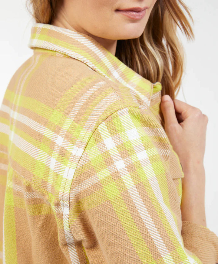 Blanket Shirt Dress - Sandy Cabin Plaid