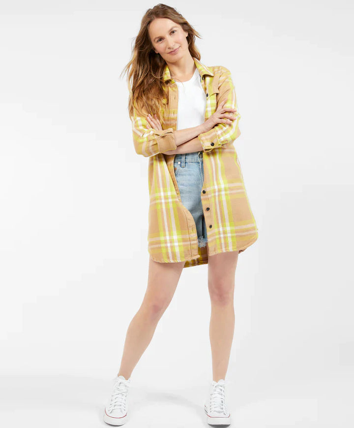 Blanket Shirt Dress - Sandy Cabin Plaid