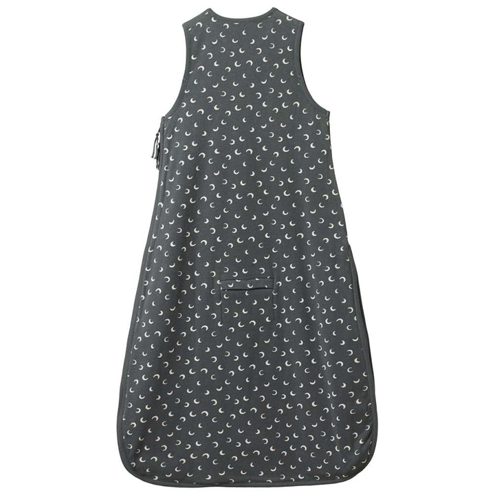 Organic Cotton Sleeping Bag - Mini Crescent Moon Grey Print