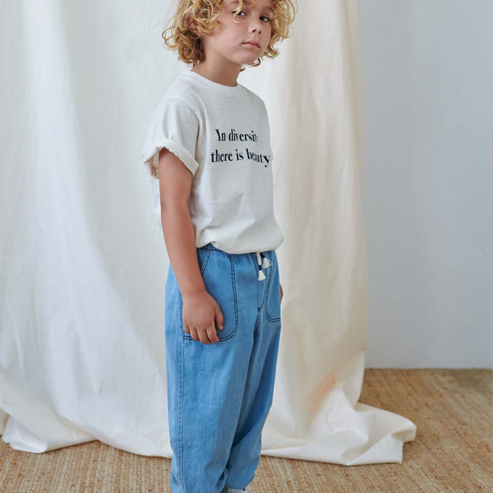 Denim Jogger Pants