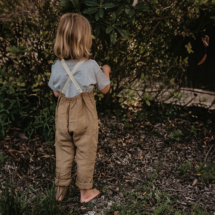The Linen Overall - Camel