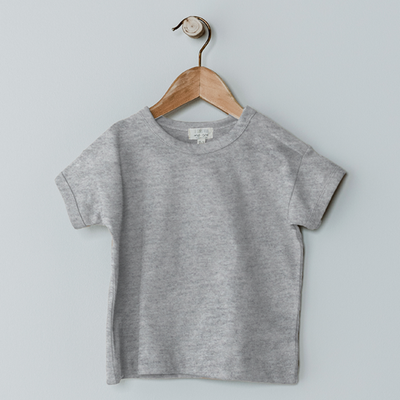 The Boxy Tee - Gray Melange