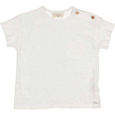 Baby Linen T-Shirt - White