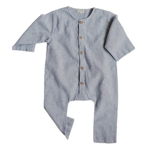 The Valentine Playsuit - French Stripe