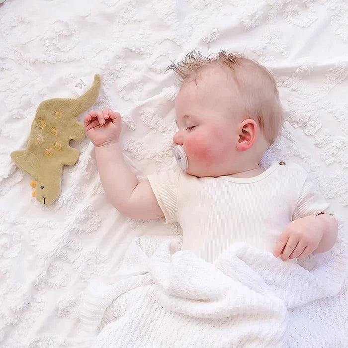 Trice Organic Fabric Dinosaur with Crinkle