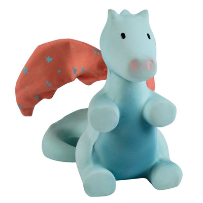 Sunrise Dragon Natural Organic Rubber Rattle & Crinkle Wings