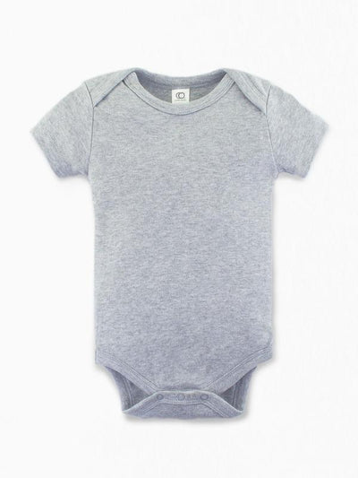 Classic Bodysuit - Short Sleeve - Heather Gray