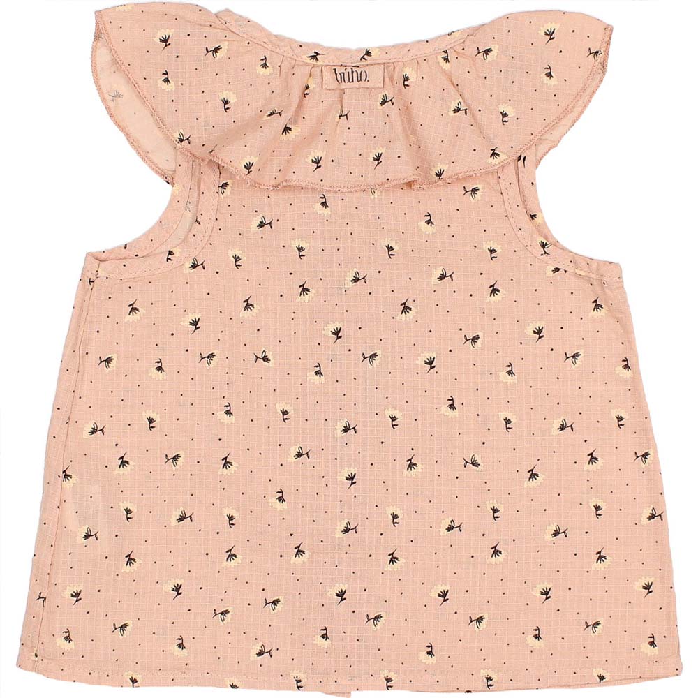 Spring Flower Blouse and Culotte Set- Antic Rose