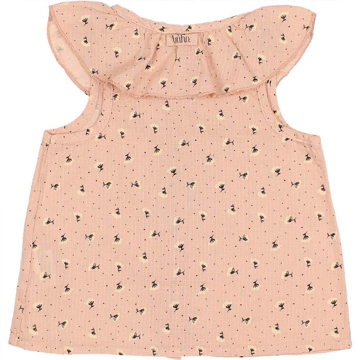 Spring Flower Blouse and Culotte Set- Antic Rose