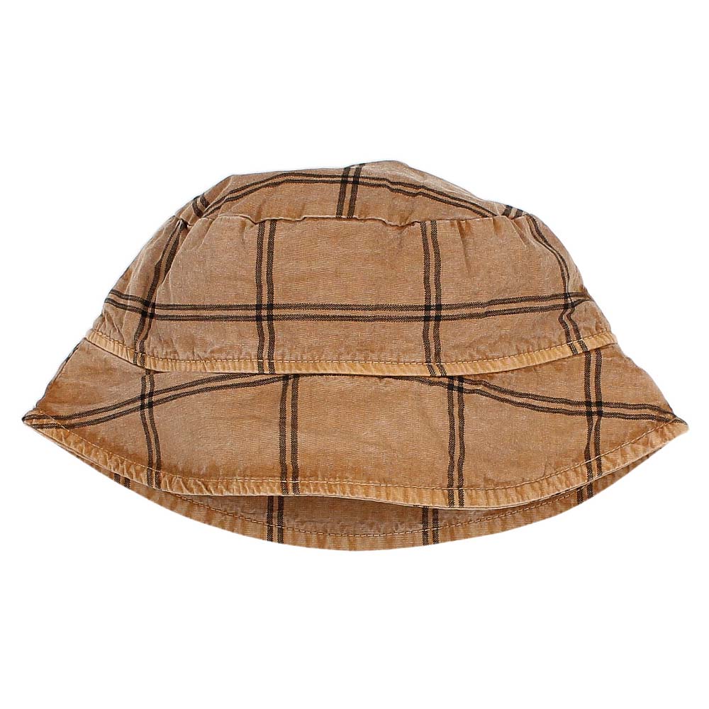 Plaid Bob Hat - Brown Sugar