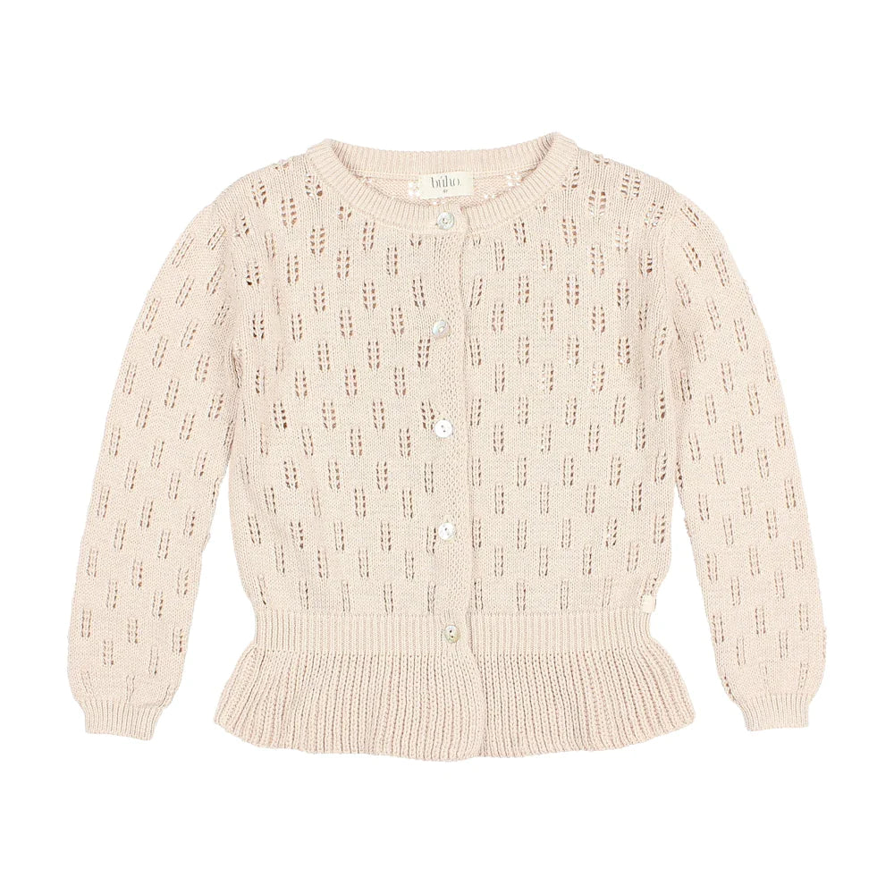 Alma Kids Cardigan - Rose