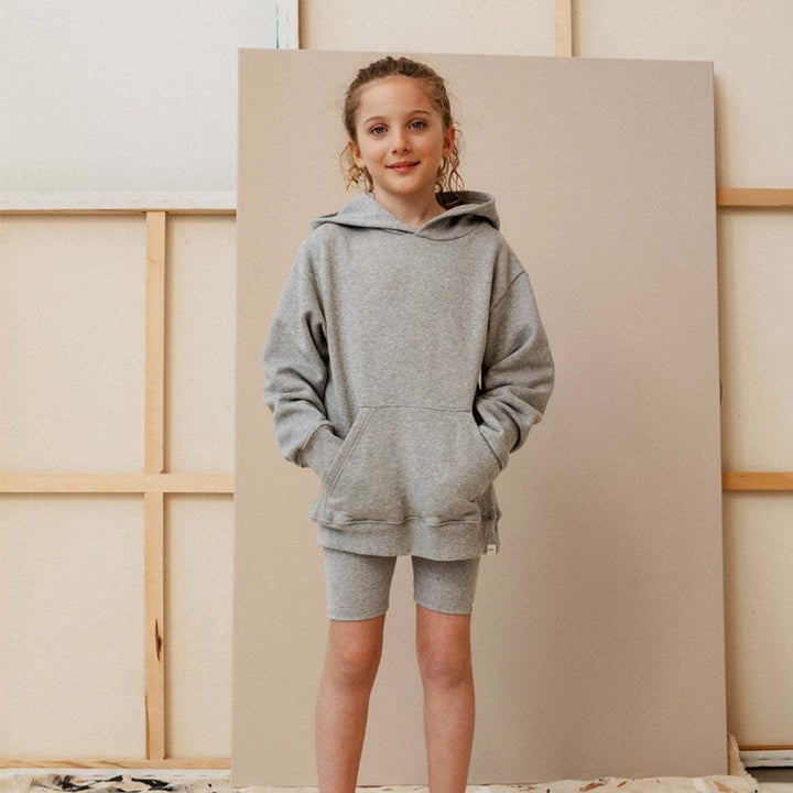 Ames Drop Shoulder - Heather Grey