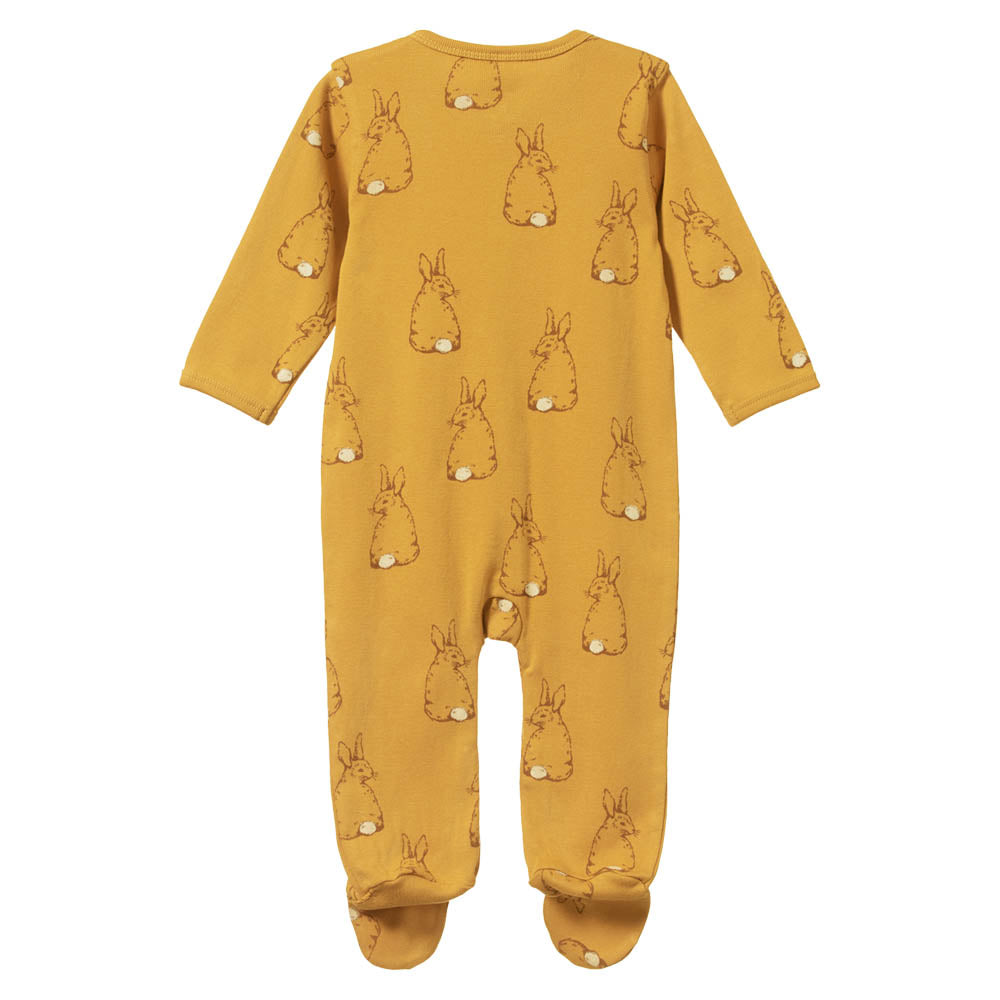 Cotton Stretch & Grow - Bunny Tales Saffron Print