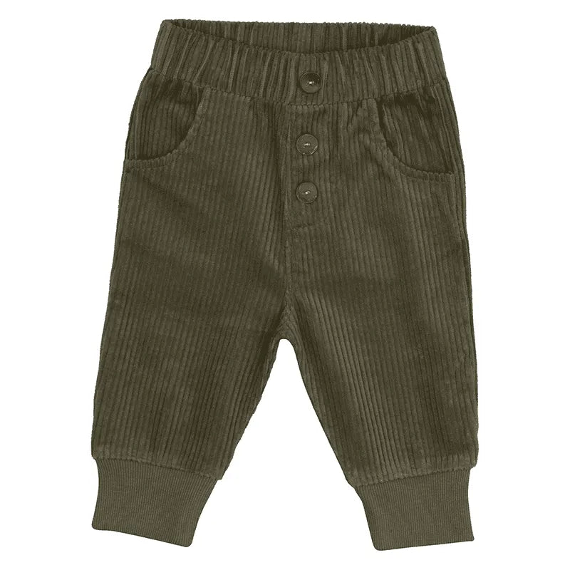 Organic Corduroy Pants - Forest