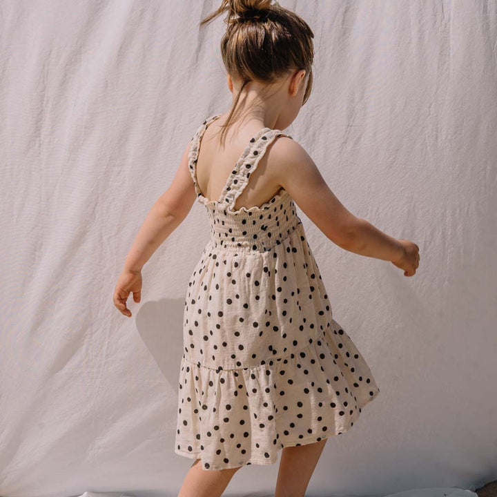 Dots Dress - Sand