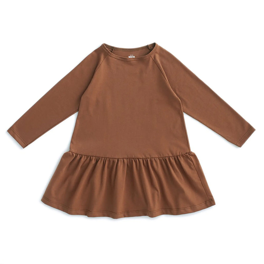 Chicago Dress- Solid Chestnut
