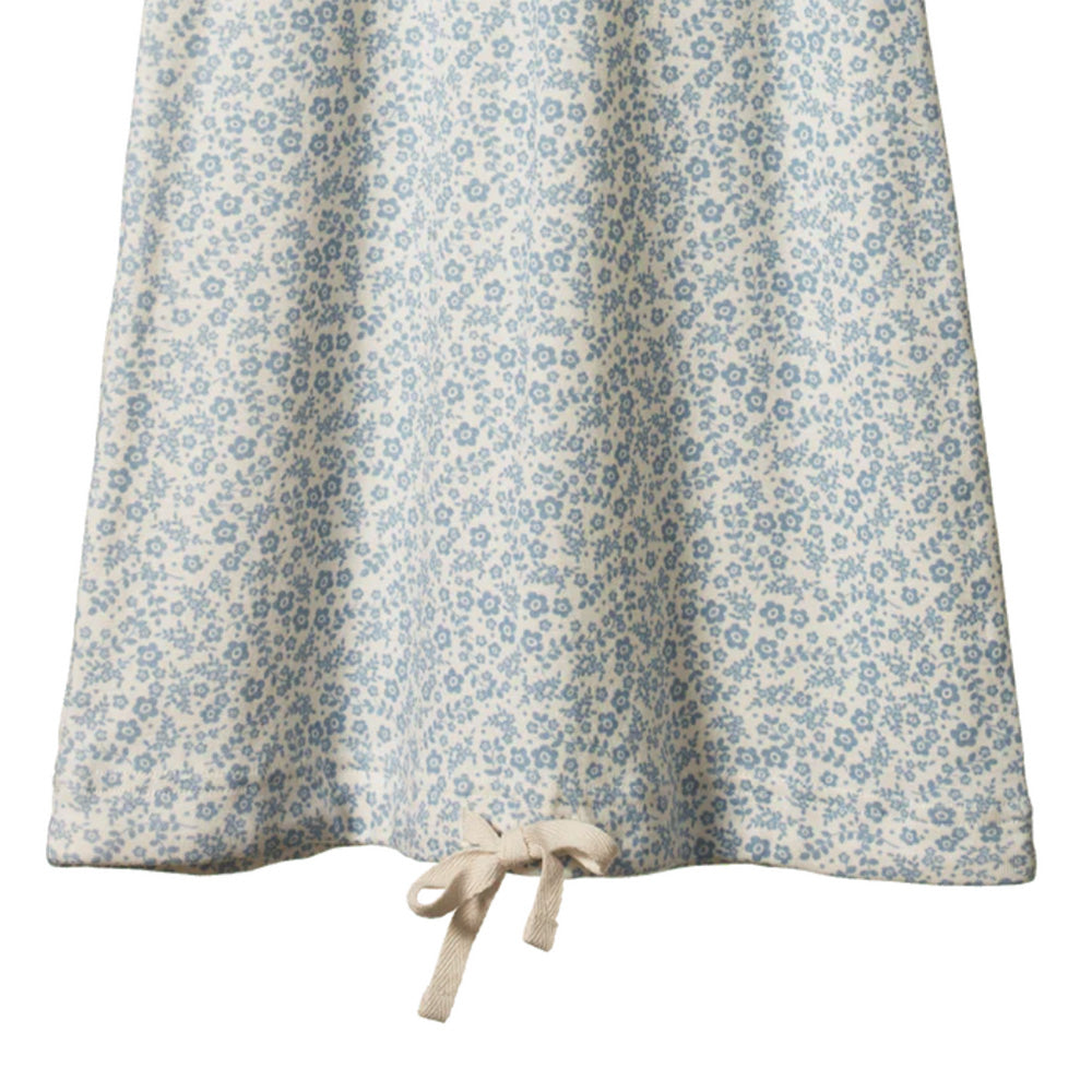 Cotton Sleeping Gown - Daisy Belle Blue Print