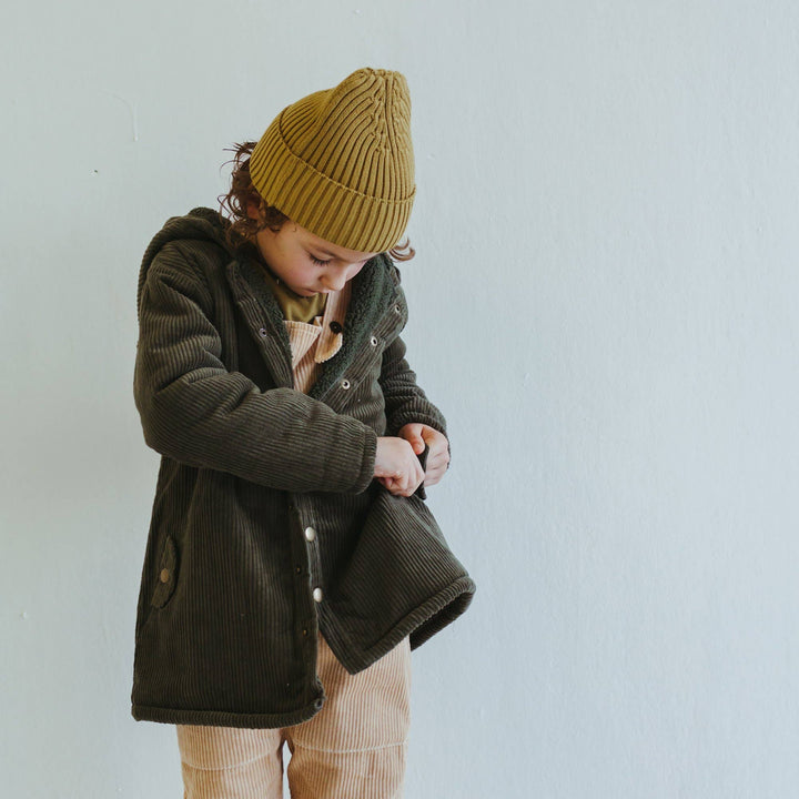 Organic Corduroy Parka - Forest