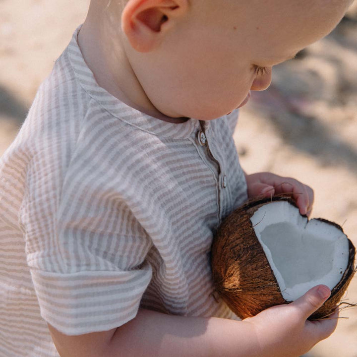 Baby Stripes Shirt - Sand
