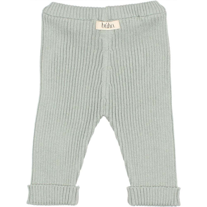 Newborn Sweater Knit Legging with Cuff - Cactus
