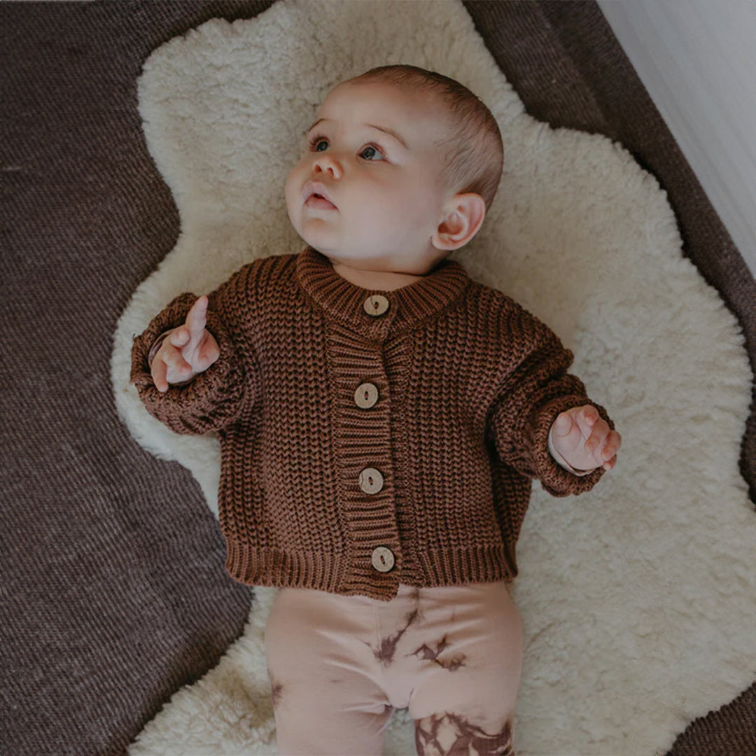 The Chunky Cardigan - Mocha