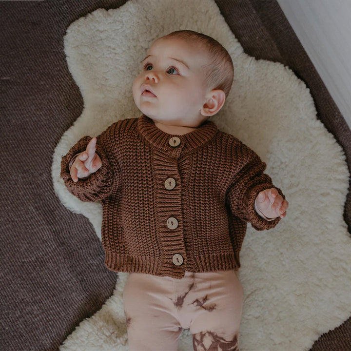 The Chunky Cardigan - Mocha