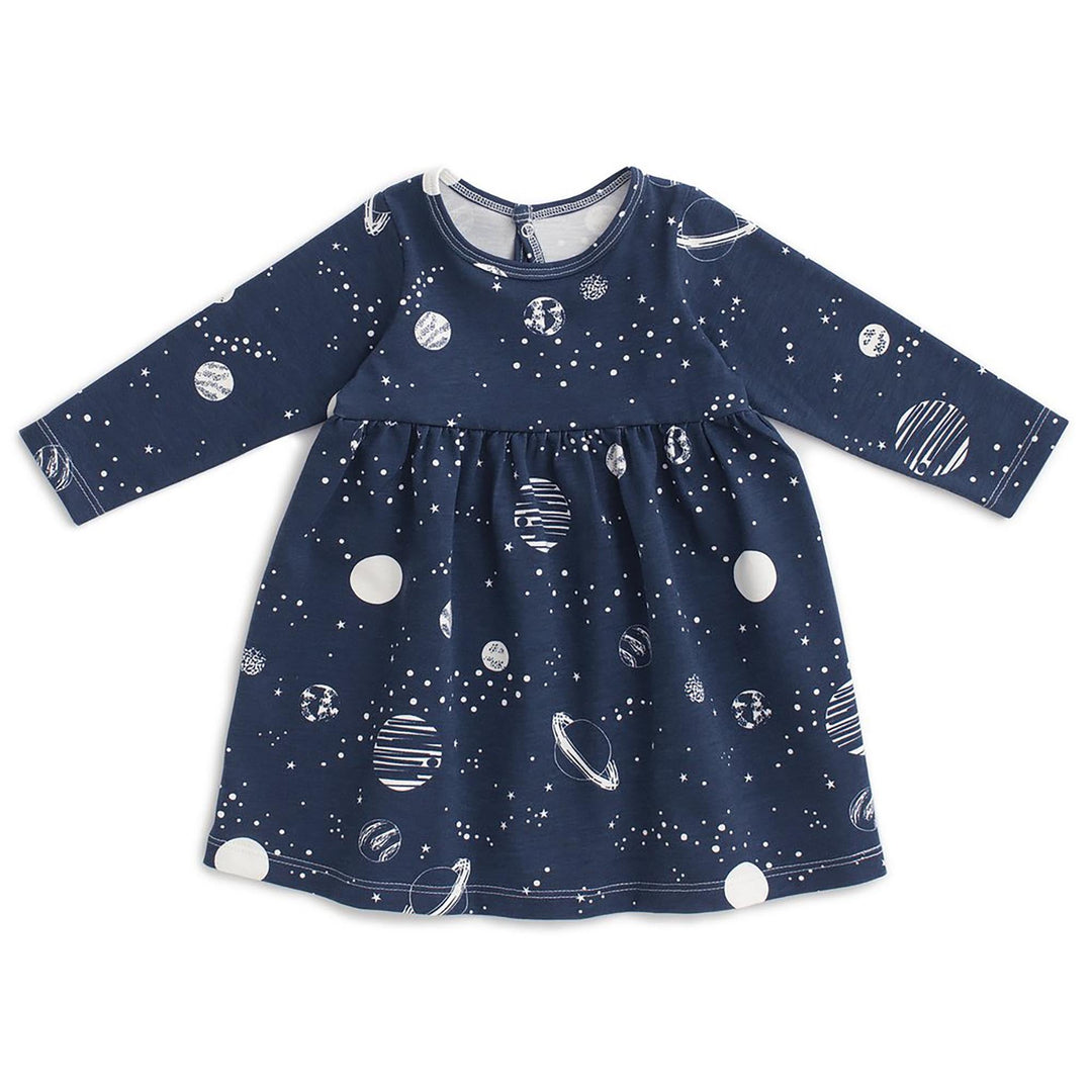 Geneva Baby Dress - Planets Night Sky