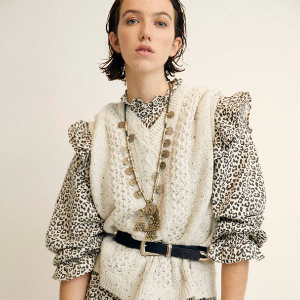 Gannin Woman Dress - Leopard