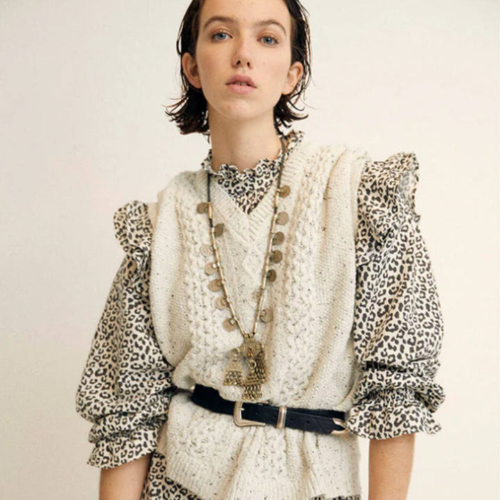 Gannin Woman Dress - Leopard