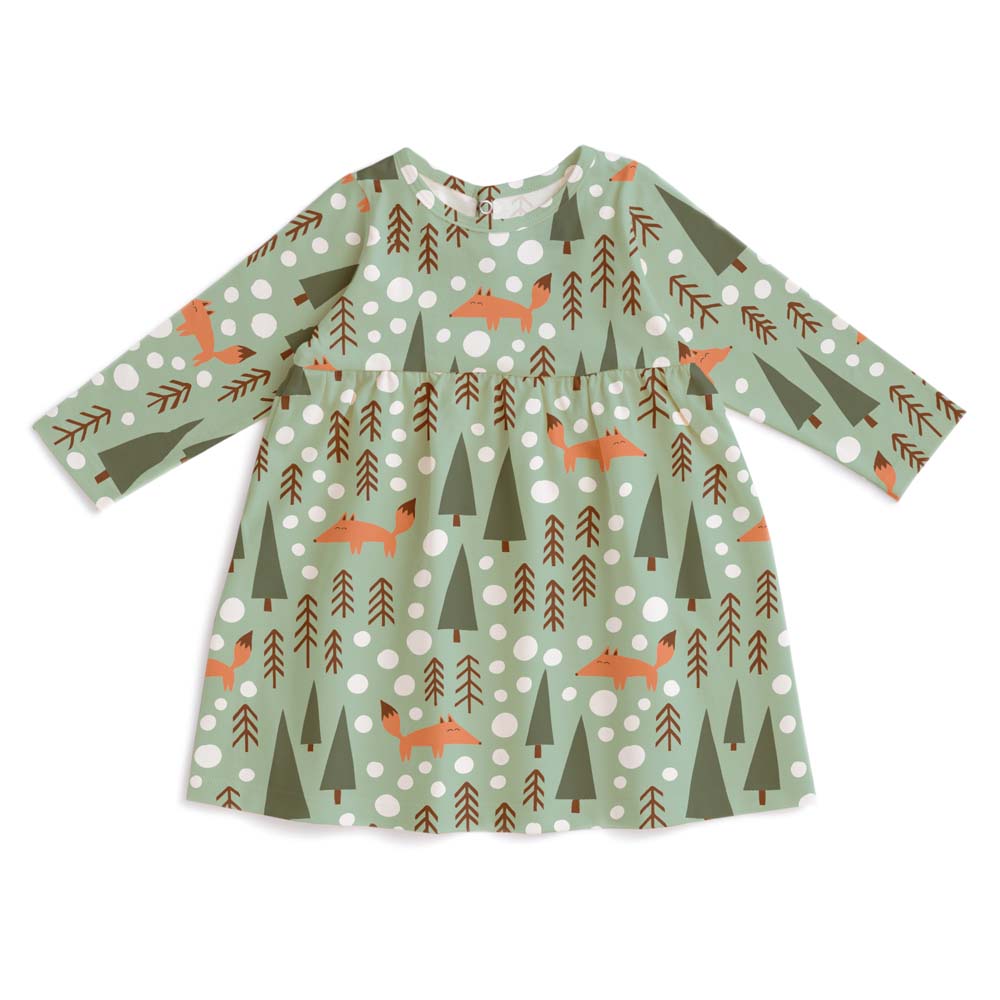 Geneva Baby Dress - Foxes Green