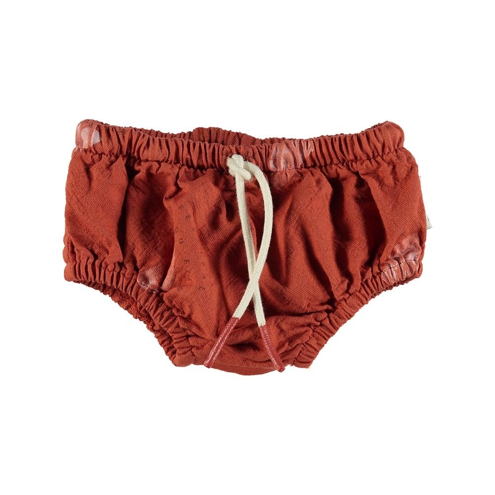 Baby Shorties - Garnet w/ "Festival" All Over