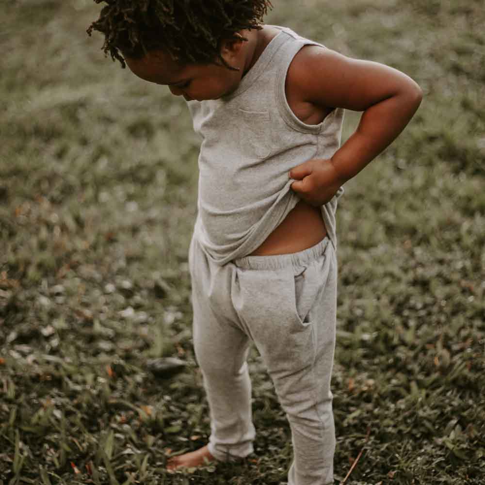 The Harem Trouser - Gray Melange