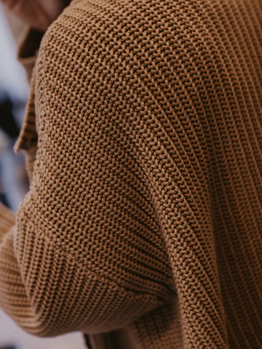 The Chunky Cardigan Women's - Caramel
